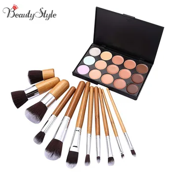 15 Colors Contour Face Cream Makeup Cosmetic Concealer Palette Make Up Kits + 11pcs Professional Maquiagem Bamboo Brushes Sets
15 Colors Contour Face Cream Makeup Cosmetic Concealer Palette Make Up Kits + 11pcs Professional Maquiagem Bamboo Brushes Sets