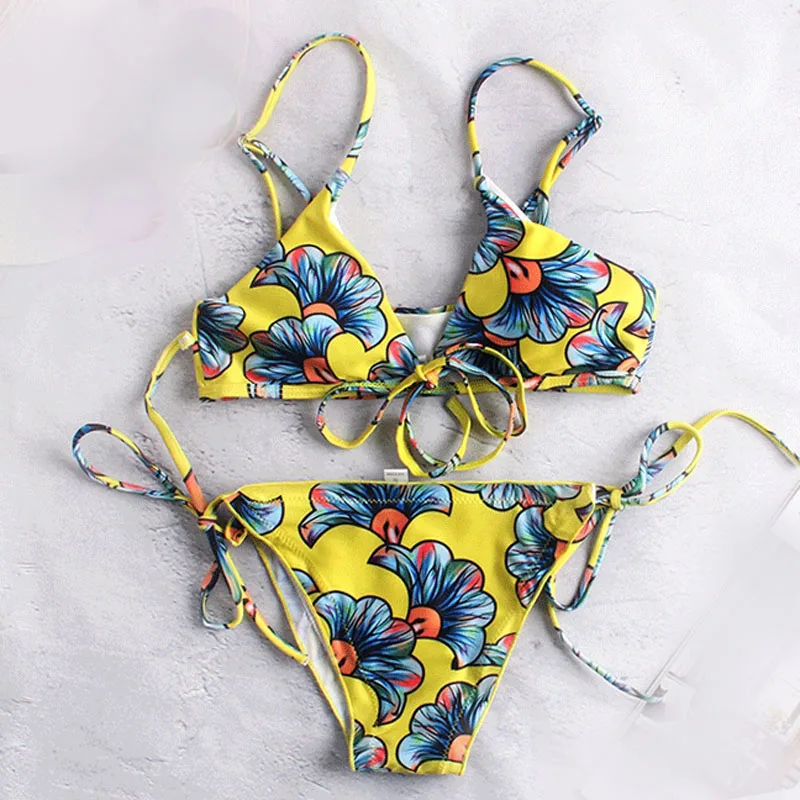 Womens Padded Push Up Bikini Set Halter Bathing Suits 2 Pieces Swimsuit Swimwear Low Waist Two Piece Swimwear Side Tie Panties
Womens Padded Push Up Bikini Set Halter Bathing Suits 2 Pieces Swimsuit Swimwear Low Waist Two Piece Swimwear Side Tie Panties