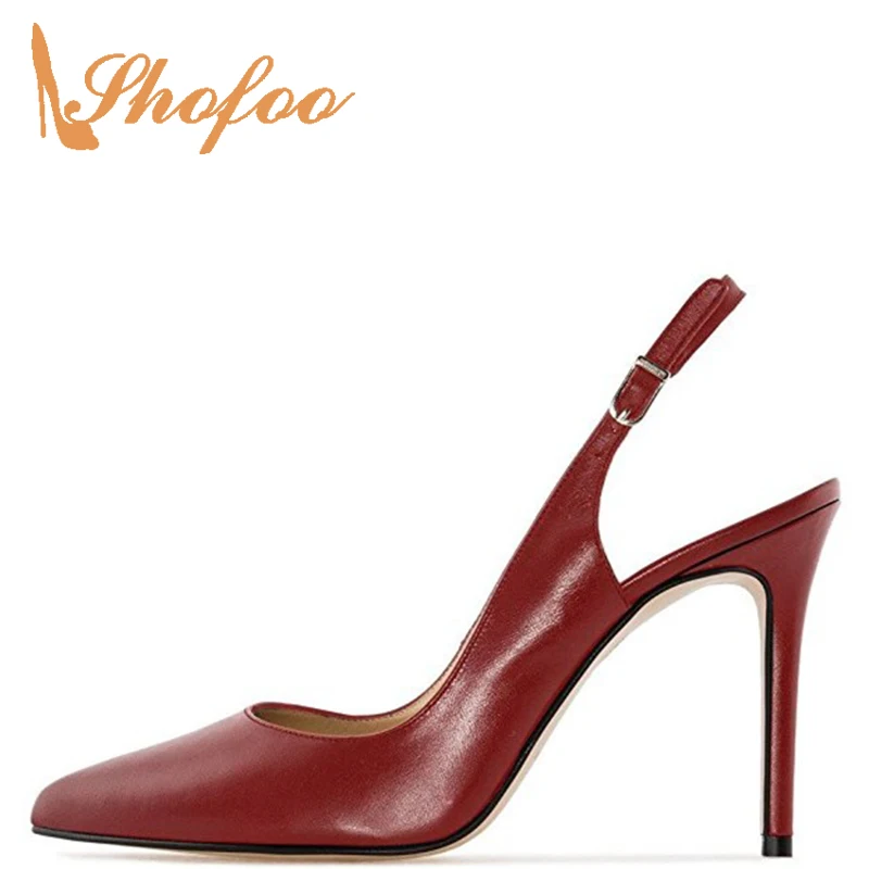 Retro Slingbacks Shoes Stilettos Pumps Women Buckle Strap Super High Thin Heels Pointed Toe Ladies Party Large Size 11 16 Mature
Retro Slingbacks Shoes Stilettos Pumps Women Buckle Strap Super High Thin Heels Pointed Toe Ladies Party Large Size 11 16 Mature