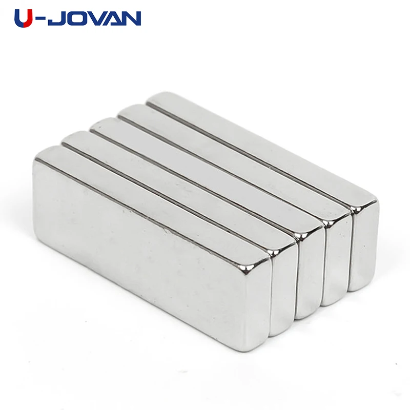 

U-JOVAN 5pcs/lot 30 x 10 x 4mm N35 Super Strong Rare Earth Permanet Magnet Block Powerful Neodymium Magnets