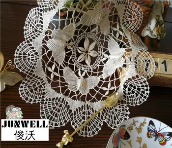 Junwell 100% Cotton Hand Made Schiffli Lace Table Napkin Placemat Cup Mat Pot Holder
Junwell 100% Cotton Hand Made Schiffli Lace Table Napkin Placemat Cup Mat Pot Holder