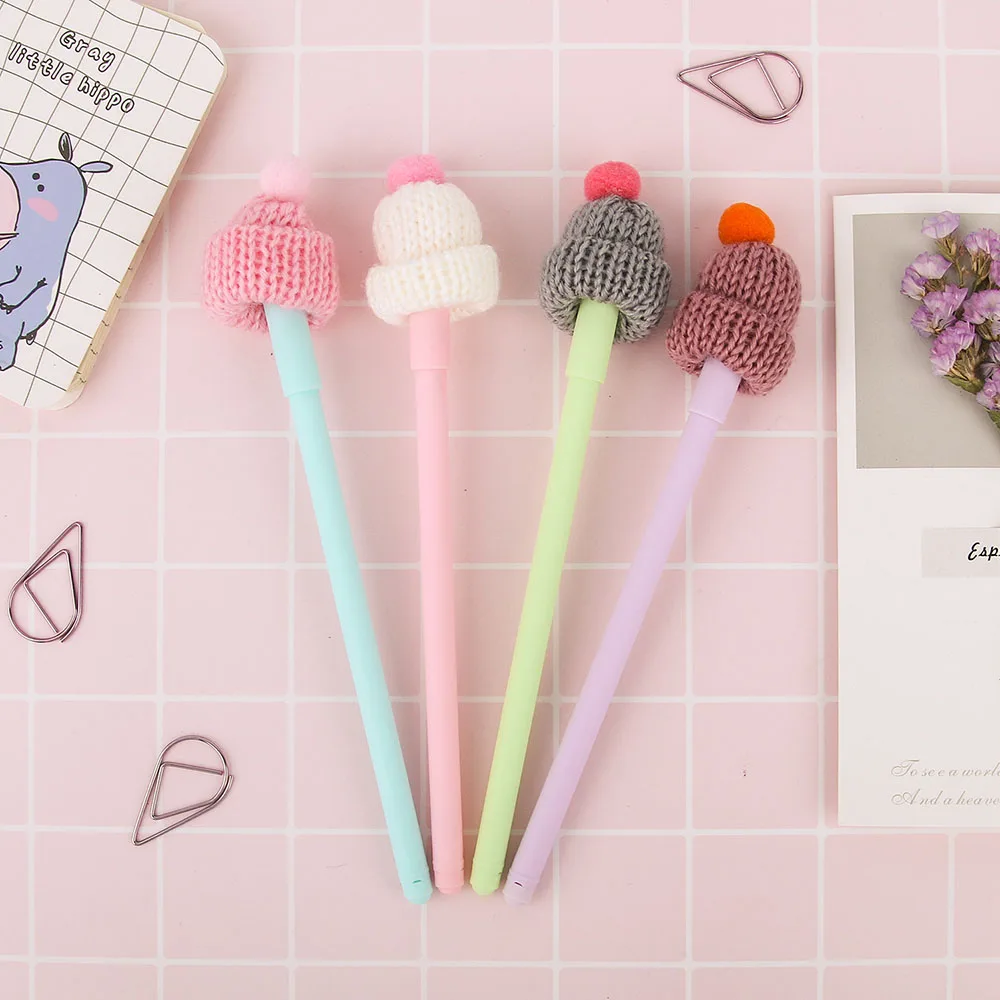 1PCS Colorful Cute Hat Shape Shell Gel Pen DIY Office Stationery and School Supplies Smooth Writing Black 0.5mm Ink Pen
1PCS Colorful Cute Hat Shape Shell Gel Pen DIY Office Stationery and School Supplies Smooth Writing Black 0.5mm Ink Pen