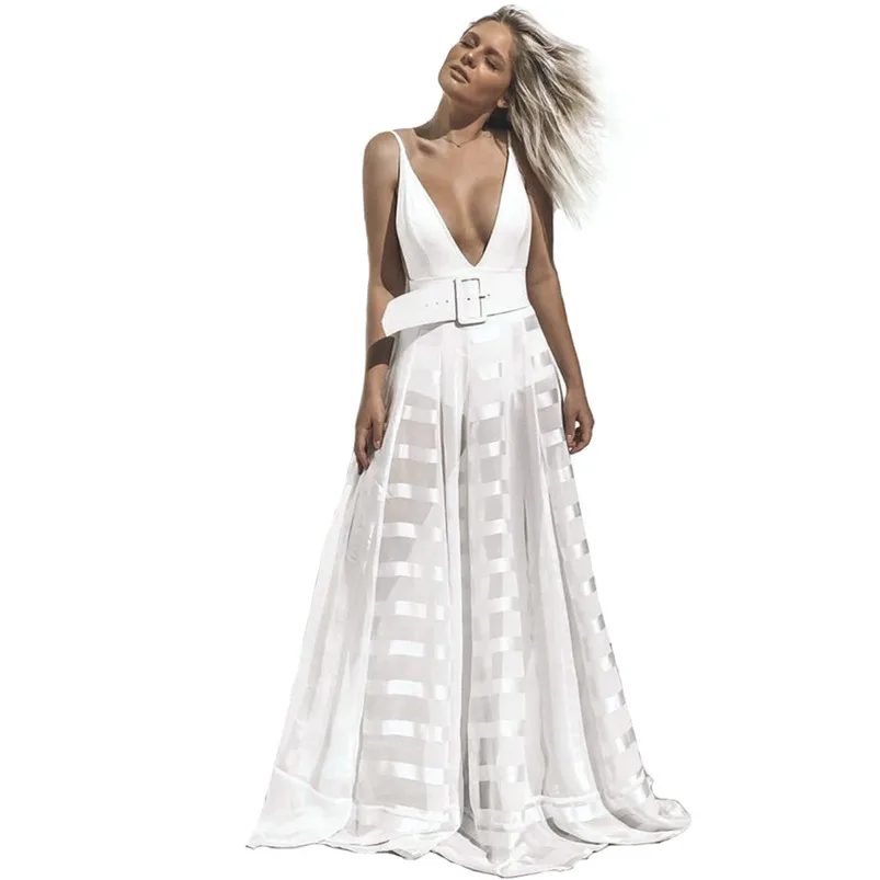 Plus Size S-2XL White Fashion Women Summer Sexy Sleeveless Dress Deep V Neck Beach Dress Party Dress 40MY28
Plus Size S-2XL White Fashion Women Summer Sexy Sleeveless Dress Deep V Neck Beach Dress Party Dress 40MY28