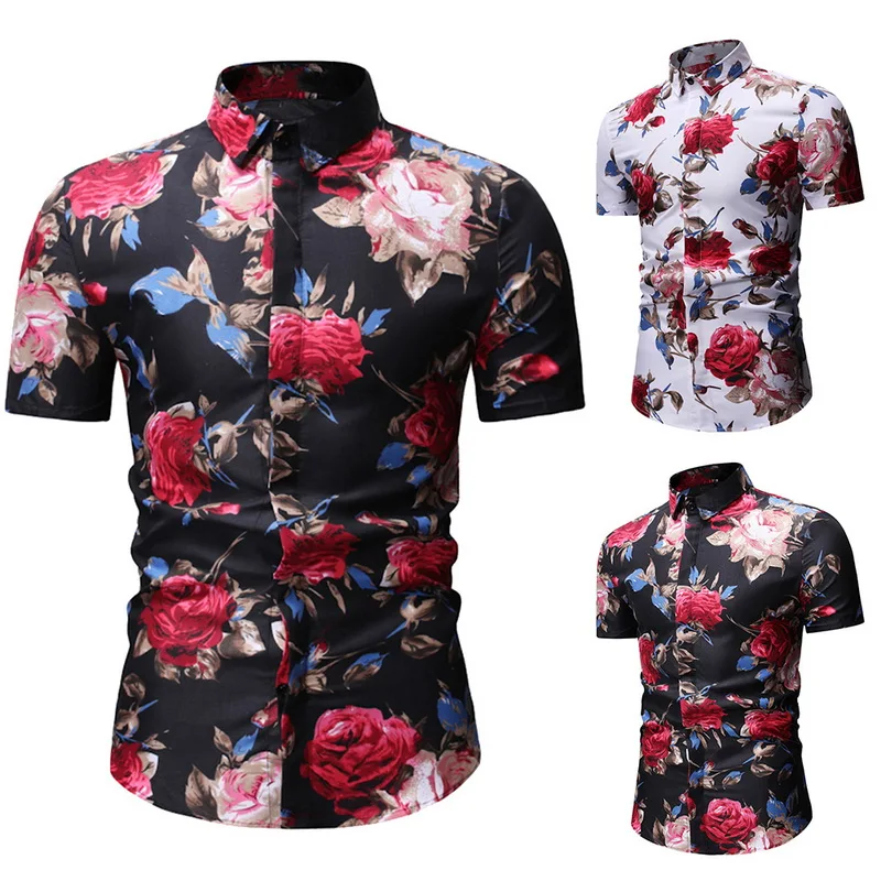 Litthing 2019 Mens Summer Shirt Short Sleeve Floral Blouses Male Fahion Casual Flower Print Homme Beach Shirts Dropshipping
Litthing 2019 Mens Summer Shirt Short Sleeve Floral Blouses Male Fahion Casual Flower Print Homme Beach Shirts Dropshipping