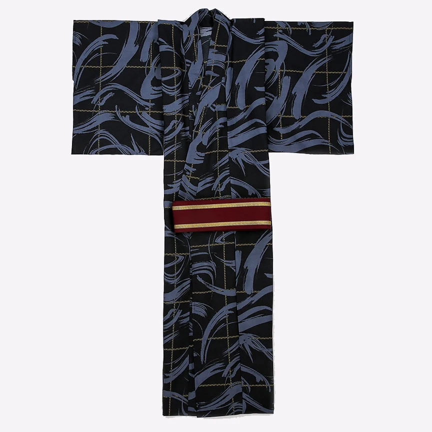 Traditional Japanese men Kimono Bathrobe Christmas Cosplay Costume Printed Flower Yukata Haori Warrior Kimono With Belt Size M L
Traditional Japanese men Kimono Bathrobe Christmas Cosplay Costume Printed Flower Yukata Haori Warrior Kimono With Belt Size M L