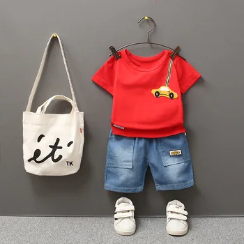 Baby Boys Clothing Summer Tracksuit Infant Clothes T-shirt+pantsDenim Shorts Outfits Cotton Toddle Bebe Sport Clothes Suit
Baby Boys Clothing Summer Tracksuit Infant Clothes T-shirt+pantsDenim Shorts Outfits Cotton Toddle Bebe Sport Clothes Suit