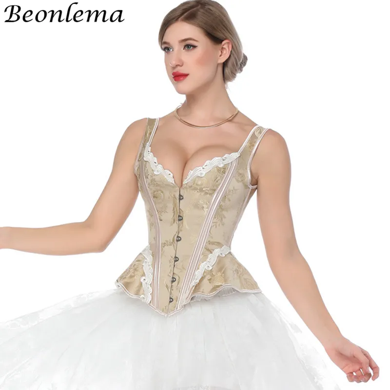 Beonelma Steampunk Corset Vintage Back Tight Lacing Up Overbust Bustiers and Corset Sexy Women Tummy Slimming Sheath
Beonelma Steampunk Corset Vintage Back Tight Lacing Up Overbust Bustiers and Corset Sexy Women Tummy Slimming Sheath