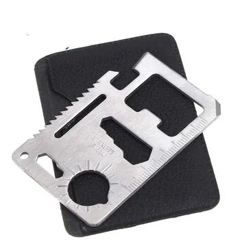 Workers multifunctional portable stainless steel tool card saber universal life pocket camping gear hunting keychain
Workers multifunctional portable stainless steel tool card saber universal life pocket camping gear hunting keychain