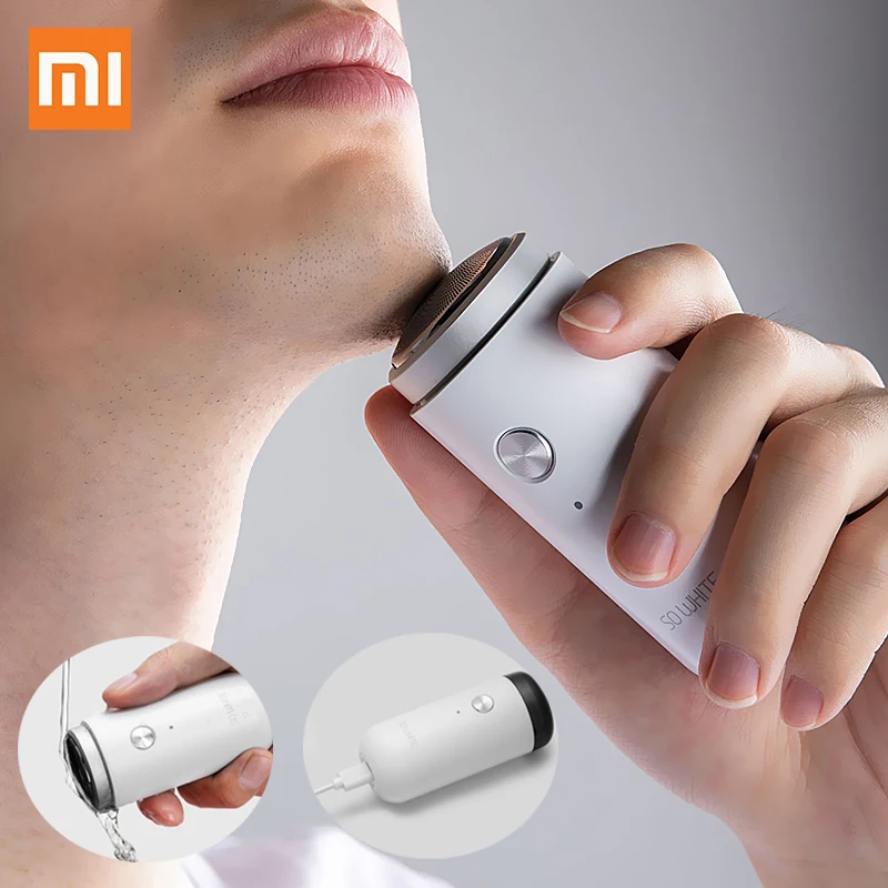 Xiaomi Mijia SO WHITE mini Electric Shaver ED1 for men husband Partable Washable Soocas Razor Dry Wet Shaving
Xiaomi Mijia SO WHITE mini Electric Shaver ED1 for men husband Partable Washable Soocas Razor Dry Wet Shaving
