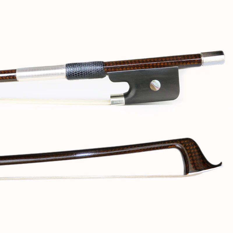 High Quality 4/4 Size Diamond Carbon Fiber Cello Bow Ebony Frog Nickel Silver Screw Durable Straight Strong Cello Accessoories
High Quality 4/4 Size Diamond Carbon Fiber Cello Bow Ebony Frog Nickel Silver Screw Durable Straight Strong Cello Accessoories