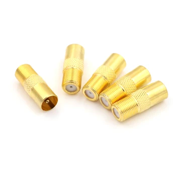 5PCS Coaxial Coax RF Adapter Connectors TV PAL Male Plug to "F" Female M/F Electrolytic Capacitors
5PCS Coaxial Coax RF Adapter Connectors TV PAL Male Plug to "F" Female M/F Electrolytic Capacitors