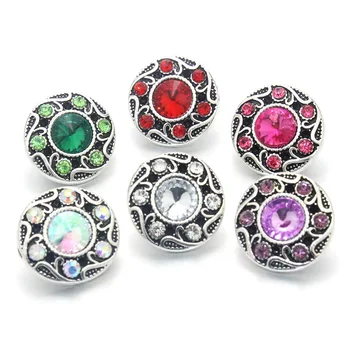 10pcs/lot Wholesale New Rhinestone 18-20mm Flower Snap Button With Colorful Snap Jewelry Fit Snap Bracelets Necklace 011215
10pcs/lot Wholesale New Rhinestone 18-20mm Flower Snap Button With Colorful Snap Jewelry Fit Snap Bracelets Necklace 011215