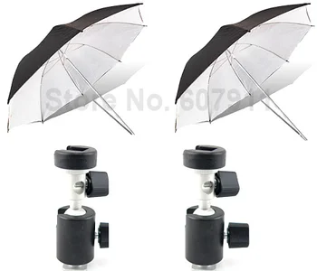 4in1 Flash Light Mount Bracket (C) Hot Shoe With Umbrella Holder +43 Flash Black Reflective Umbrella For DSLR
4in1 Flash Light Mount Bracket (C) Hot Shoe With Umbrella Holder +43 Flash Black Reflective Umbrella For DSLR