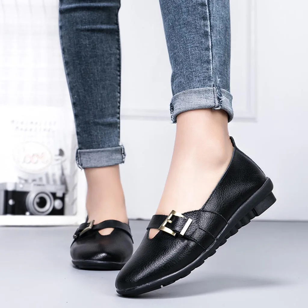 Fashion New Women Round Toe Smoking Flats Driving Shoes Slip-On Loafers Casual Flat Shoes Soft Sole Metal Decoration Big Size 44
Fashion New Women Round Toe Smoking Flats Driving Shoes Slip-On Loafers Casual Flat Shoes Soft Sole Metal Decoration Big Size 44