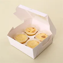 20pcs White Cardboard Cupcake Box Bag Festival Gift Bag Egg Tart Packaging for Wedding Birthday Party Wih Window Party Supplies
20pcs White Cardboard Cupcake Box Bag Festival Gift Bag Egg Tart Packaging for Wedding Birthday Party Wih Window Party Supplies