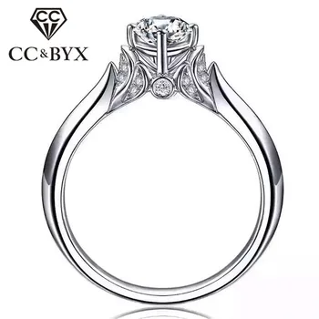 CC Rings For Women Solid S925 Silver Vintage Wedding Jewelry Cubic Zirconia Bridal Romantic Engagement Ring Anillos Mujer CC727
CC Rings For Women Solid S925 Silver Vintage Wedding Jewelry Cubic Zirconia Bridal Romantic Engagement Ring Anillos Mujer CC727
