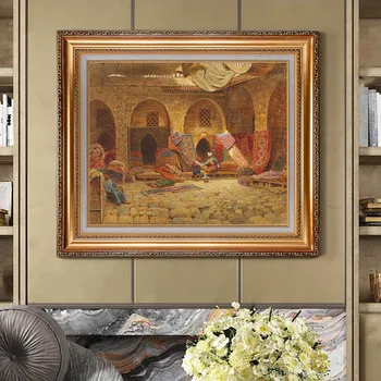 Unframed Silk Merchant Oil Painting Silk Roads Handed-Painted Canvas Painting Art For Home Wall Decoration
Unframed Silk Merchant Oil Painting Silk Roads Handed-Painted Canvas Painting Art For Home Wall Decoration