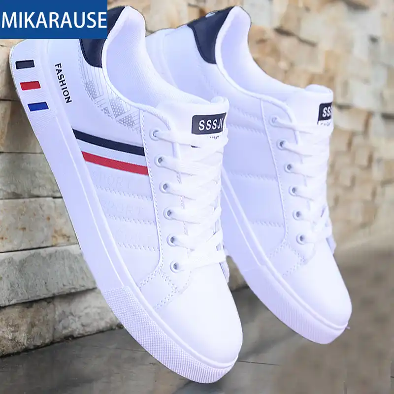 Casual Shoes Men Leather Sneakers 