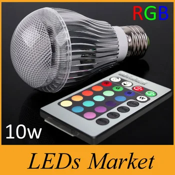 RGB 10w dimmable LED Bulb 10W AC85-265V E14 E27 Gu10 Gu5.3 led bulbs lamp light CE UL SAA
RGB 10w dimmable LED Bulb 10W AC85-265V E14 E27 Gu10 Gu5.3 led bulbs lamp light CE UL SAA