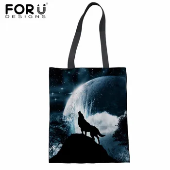 FORUDESIGNS Women Top-handle Bag Wolf Print Linen Shoulder Bag for Travel Campus Book Bag Teenager Girls Large Tote Bolsa Female
FORUDESIGNS Women Top-handle Bag Wolf Print Linen Shoulder Bag for Travel Campus Book Bag Teenager Girls Large Tote Bolsa Female