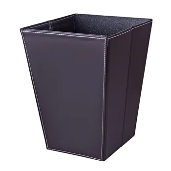 12L Folding Square Waterproof Leather Trash Bin Waste bins Container Garbage Can Home Office Paper Basket Household - Brown
12L Folding Square Waterproof Leather Trash Bin Waste bins Container Garbage Can Home Office Paper Basket Household - Brown