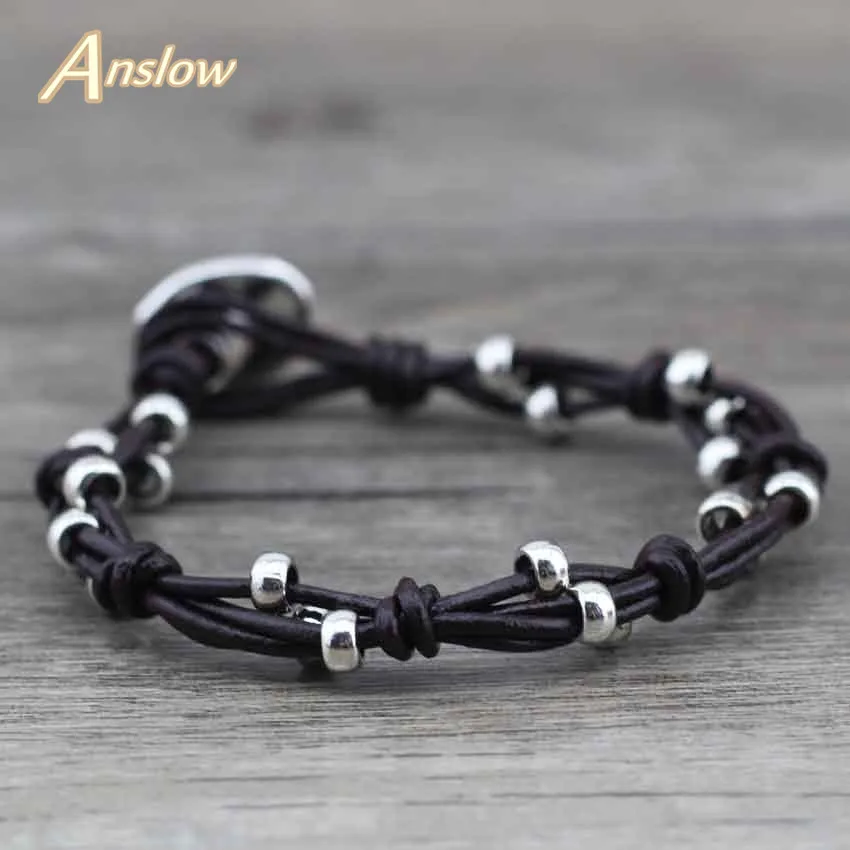 Anslow New Design Jewelry Classic Handmade Bijoux Charm Cuff Women Men Leather Bracelets Wholesale Gift LOW0393LB
Anslow New Design Jewelry Classic Handmade Bijoux Charm Cuff Women Men Leather Bracelets Wholesale Gift LOW0393LB