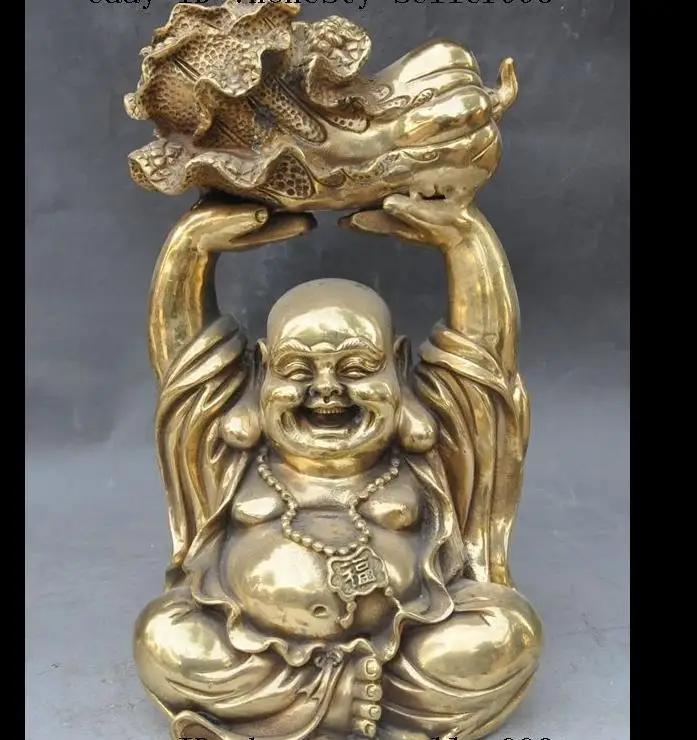 wang671116524+++12"China buddhism temple Brass wealth cabbage Happy Laugh Maitreya Buddha Statue
wang671116524+++12"China buddhism temple Brass wealth cabbage Happy Laugh Maitreya Buddha Statue