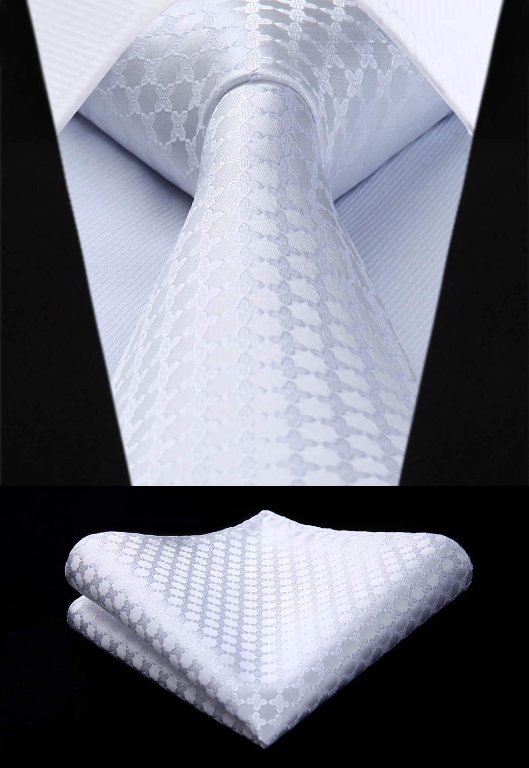 Woven Classic Tie Necktie White Check 3.4" Silk Tie Party Wedding Handkerchief Set New#TF610W8S
Woven Classic Tie Necktie White Check 3.4" Silk Tie Party Wedding Handkerchief Set New#TF610W8S