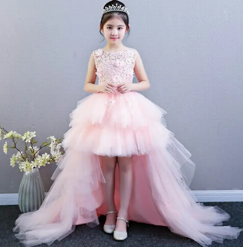 Princess Dress for Girls Layered Gauze sleeveless Birthday Wedding Party Dress Trailing skirts Children Clothing 2-12T
Princess Dress for Girls Layered Gauze sleeveless Birthday Wedding Party Dress Trailing skirts Children Clothing 2-12T