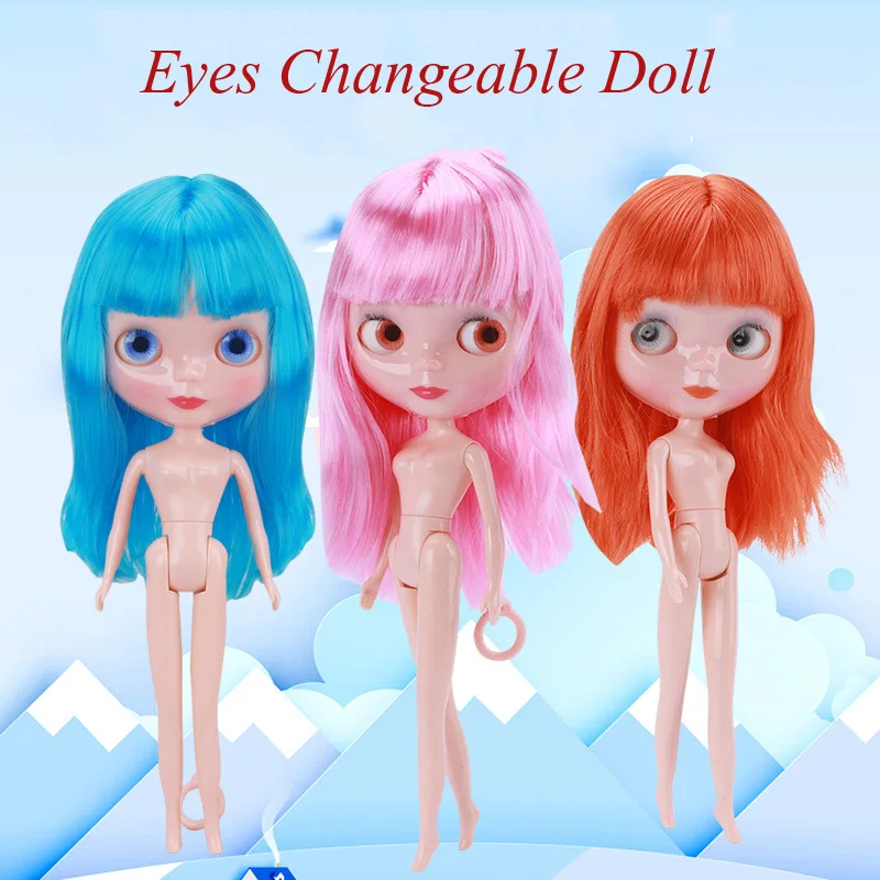 Cute Blyth Doll BJD Neo Blyth Doll Nude Customized Matte Face Dolls Can Changed Makeup and Dress DIY Poopsie Toy
Cute Blyth Doll BJD Neo Blyth Doll Nude Customized Matte Face Dolls Can Changed Makeup and Dress DIY Poopsie Toy