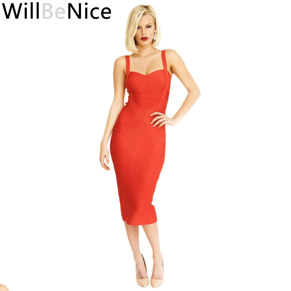 WillBeNice Red 2018 Women Sexy Sweetheart Neckline Mid Calf Spaghetti Strap Sleeveless Bodycon Bandage Dresses Clubwear
WillBeNice Red 2018 Women Sexy Sweetheart Neckline Mid Calf Spaghetti Strap Sleeveless Bodycon Bandage Dresses Clubwear