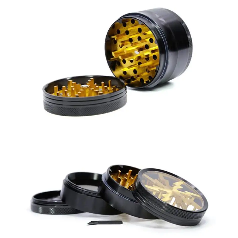 Grinder Weed 4-layer 63mm Metal Herb & Spice Mills Lightning Tooth Tobacco Grinder Spice Grater Cachimbo Tobacco Accessories
Grinder Weed 4-layer 63mm Metal Herb & Spice Mills Lightning Tooth Tobacco Grinder Spice Grater Cachimbo Tobacco Accessories
