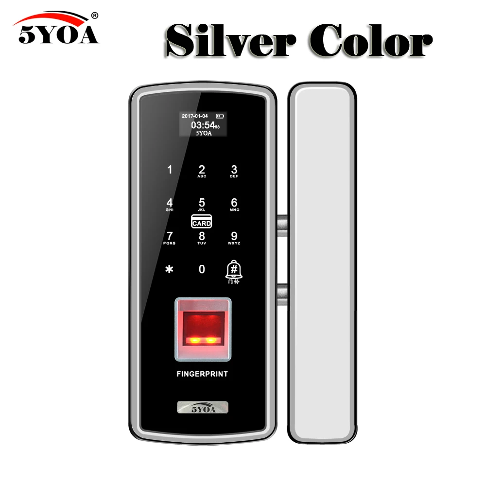 Glass Fingerprint Lock Digital Electronic Door Lock For Home Anti-theft Intelligent Password RFID Card Standalone Opener Smart
Glass Fingerprint Lock Digital Electronic Door Lock For Home Anti-theft Intelligent Password RFID Card Standalone Opener Smart