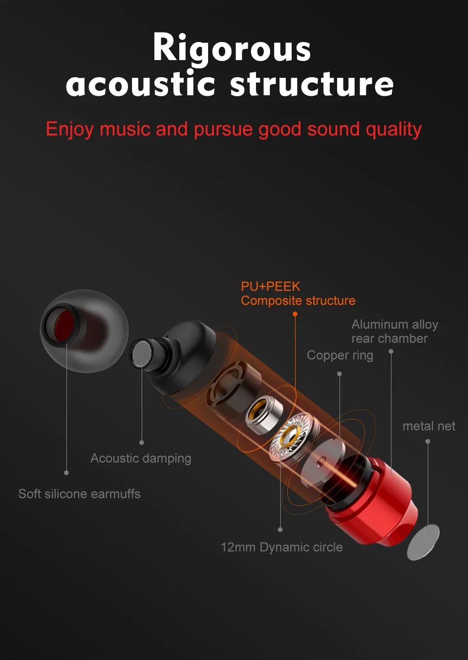 Professional In-Ear Earphones Metal Bass HiFi Music Earphone with Mic for Xiaomi iPhone Computer Wired Earphone Sport Headset (3)