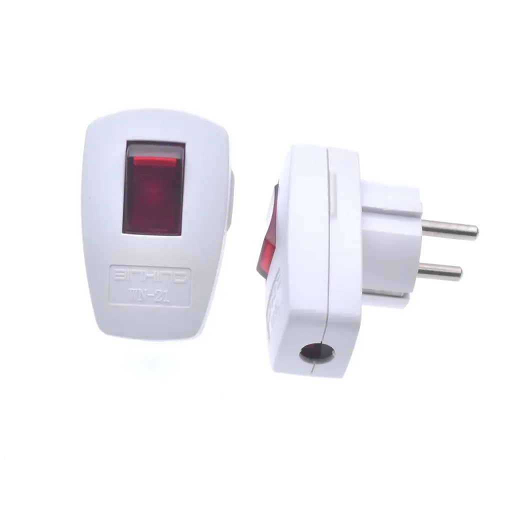 5 x Schuko Germany Type F Rewireable Power Plug 250V 10 Amp W/ LED Indicator Switch Hot Sell
5 x Schuko Germany Type F Rewireable Power Plug 250V 10 Amp W/ LED Indicator Switch Hot Sell
