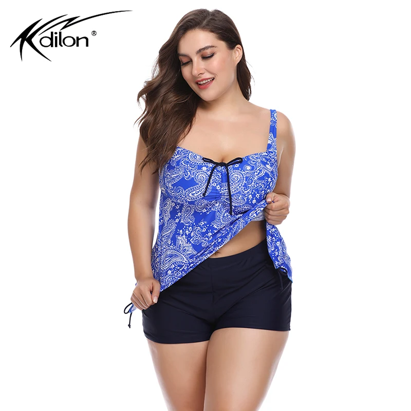 2018 Tankini Set Plus Size Swimwear Women Bathing Suits Two Piece Swimsuit Print Swimdress Bandage Big Size Swimming Suits
2018 Tankini Set Plus Size Swimwear Women Bathing Suits Two Piece Swimsuit Print Swimdress Bandage Big Size Swimming Suits