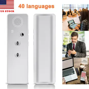 Translation Kit Intelligent Bluetooth 4.1 Translator 40 Languages Instant Voice Pocket Device Study Business Portable Translator
Translation Kit Intelligent Bluetooth 4.1 Translator 40 Languages Instant Voice Pocket Device Study Business Portable Translator