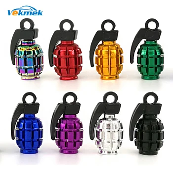 4pcs Grenad Tire Valve Caps for Car Motorcycle Bike Aluminum Valve Stem Caps for American Valves Car-styling Parts Accessories
4pcs Grenad Tire Valve Caps for Car Motorcycle Bike Aluminum Valve Stem Caps for American Valves Car-styling Parts Accessories
