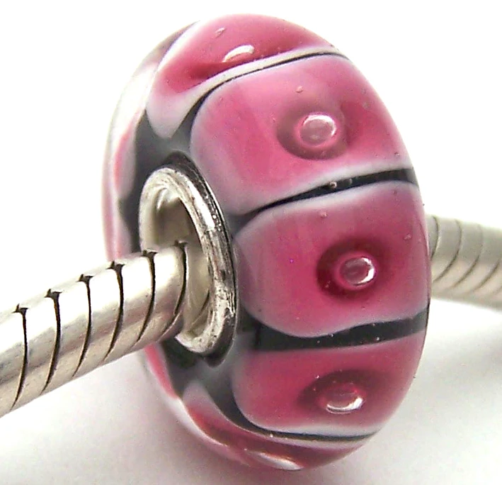 PJG816 100% S925 Sterling Silver Beads Murano Glass beads Fit European Charms Bracelet charms diy jewelry Lampwork GlassBeads
PJG816 100% S925 Sterling Silver Beads Murano Glass beads Fit European Charms Bracelet charms diy jewelry Lampwork GlassBeads