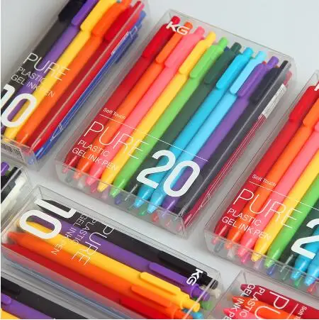 KACO PURE Series Candy Color Gel Pen 0.5mm Black/Multicolor Gel Ink Pens Press Type 10/20pcs Writing Stationery Free Shipping
KACO PURE Series Candy Color Gel Pen 0.5mm Black/Multicolor Gel Ink Pens Press Type 10/20pcs Writing Stationery Free Shipping