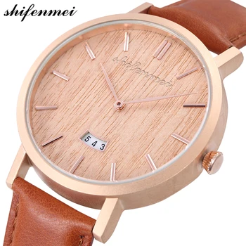 Shifenmei Top Luxury Brand Men Watches Men's Sports Quartz Clock Man Leather Military Wristwatch Date Display relogio feminino
Shifenmei Top Luxury Brand Men Watches Men's Sports Quartz Clock Man Leather Military Wristwatch Date Display relogio feminino