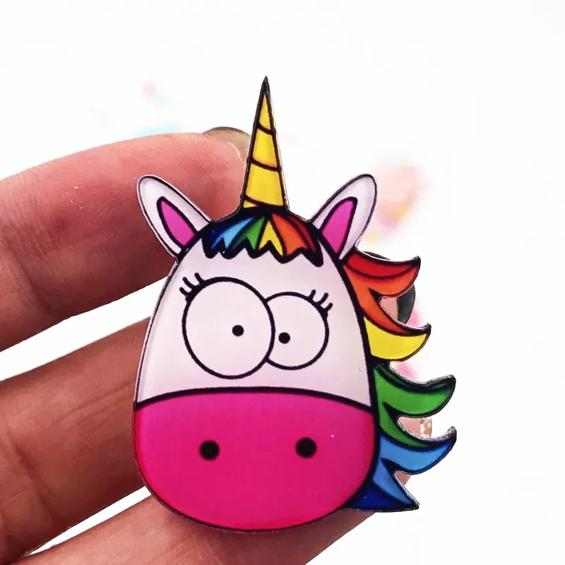 1PCS The Wide-eyed Horse Funny Cartoon Pin Acrylic Attractive fashion Brooch For T-shirt Clothes children’s Reward party gift
1PCS The Wide-eyed Horse Funny Cartoon Pin Acrylic Attractive fashion Brooch For T-shirt Clothes children’s Reward party gift