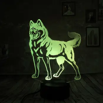 LED Visual 3D Lamp Shepherd Dog Illusion Night Light Nursery Bedroom Desk Table Decoration Creative Festival Birthday Gifts
LED Visual 3D Lamp Shepherd Dog Illusion Night Light Nursery Bedroom Desk Table Decoration Creative Festival Birthday Gifts
