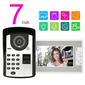 7in RFID Password Video Door Phone Wired Intercom Doorbell Kit With NO Lock 812FD11 New
7in RFID Password Video Door Phone Wired Intercom Doorbell Kit With NO Lock 812FD11 New