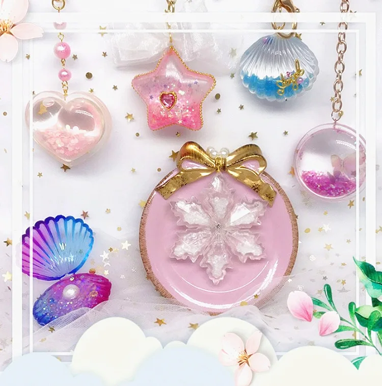 HEARTMOVE DIY Star Shell Love Round Decorative Craft Jewelry Making resin molds for jewelry DIY Mobile Phone Shell Key Ring Mold
HEARTMOVE DIY Star Shell Love Round Decorative Craft Jewelry Making resin molds for jewelry DIY Mobile Phone Shell Key Ring Mold