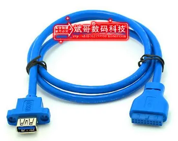 Free Shipping!!! Line pin to usb with screw hole line / motherboard 20 pin to USB3.0 female mouth / adapter cable
Free Shipping!!! Line pin to usb with screw hole line / motherboard 20 pin to USB3.0 female mouth / adapter cable