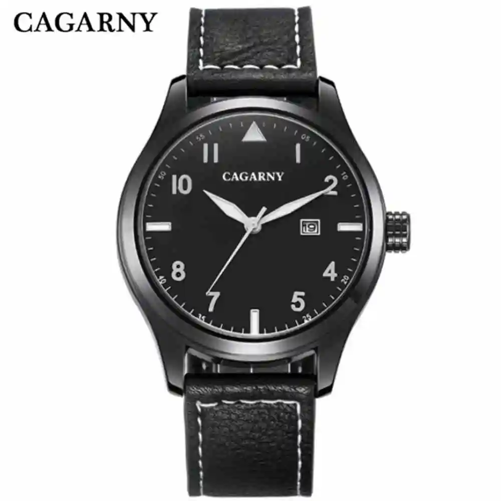 CAGARNY TOP Men Watches Military Sport Luxury Brand Leather Strap Luminous Pointer Relogio Masculino With Calendar Clock Watches
CAGARNY TOP Men Watches Military Sport Luxury Brand Leather Strap Luminous Pointer Relogio Masculino With Calendar Clock Watches