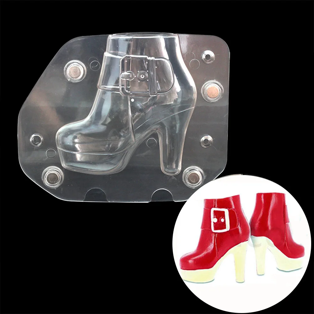 3D shoe shape plastic candy chocolate mold for decorating cakes Confectionery tools polycarbonate chocolate mould
3D shoe shape plastic candy chocolate mold for decorating cakes Confectionery tools polycarbonate chocolate mould