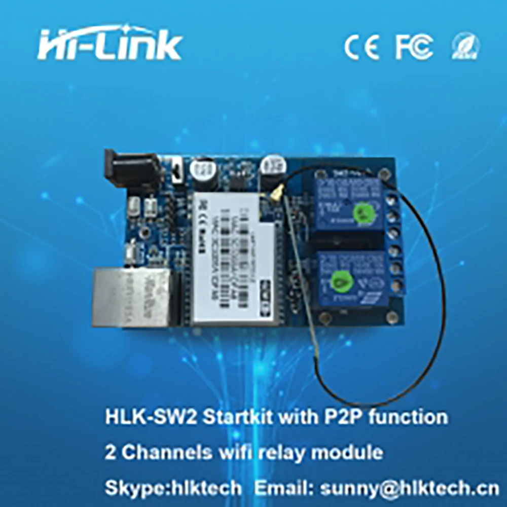 Two Channels Remote Control Relay P2P Wireless WIFI Module Board Smart Network Relay Control Switch with 2 output 2 input Q036
Two Channels Remote Control Relay P2P Wireless WIFI Module Board Smart Network Relay Control Switch with 2 output 2 input Q036