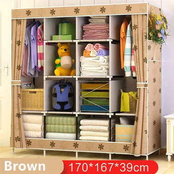 Non-woven Wardrobe Closet Large And Medium-sized Cabinets Simple Folding Reinforcement Receive Stowed Clothes
Non-woven Wardrobe Closet Large And Medium-sized Cabinets Simple Folding Reinforcement Receive Stowed Clothes